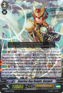 Image of Sunrise Ray Knight, Gurguit (RRR) (G-SD02/002EN) [G-Start Deck 2: Knight of the Sun]