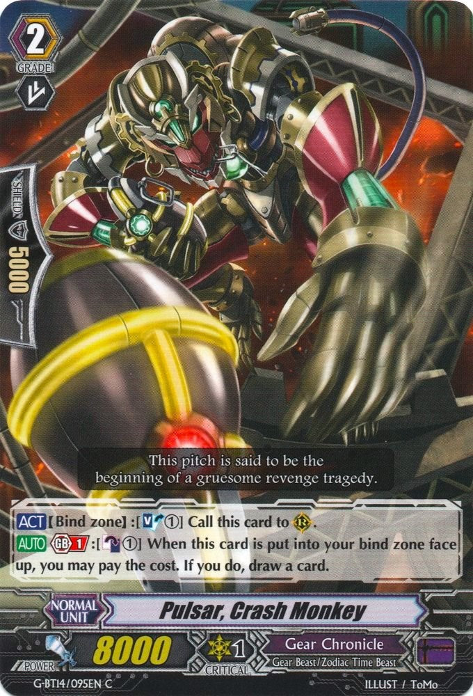Image of Pulsar, Crush Monkey (G-BT14/095EN) [Divine Dragon Apocrypha]