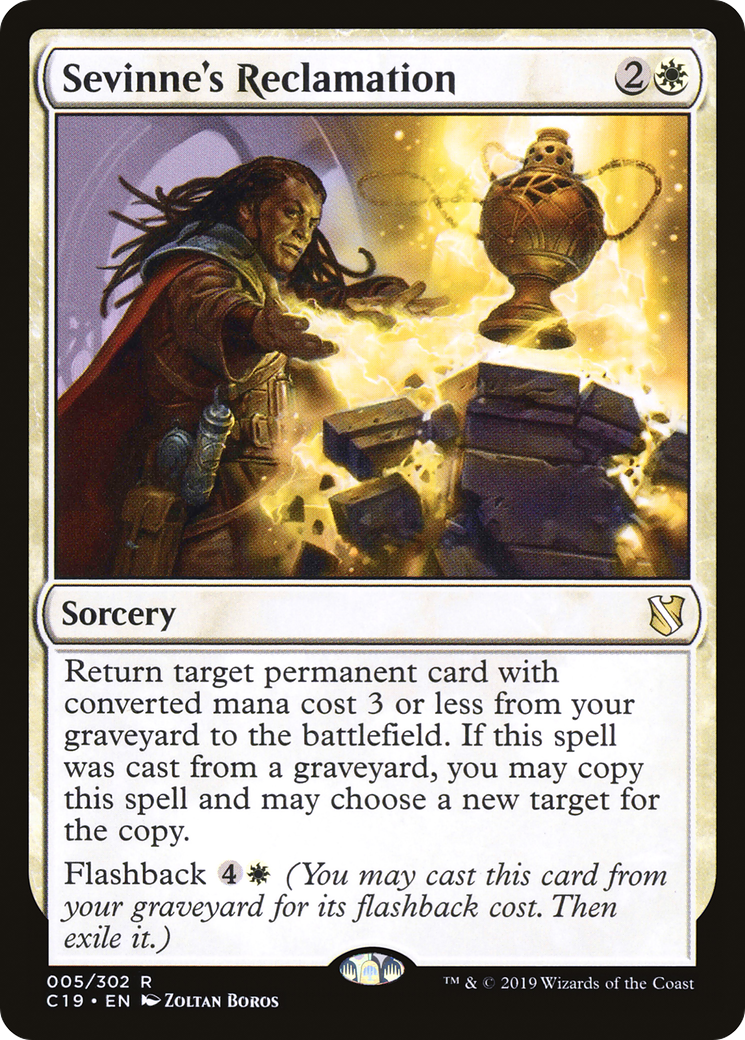 Image of Sevinne's Reclamation [Commander 2019]