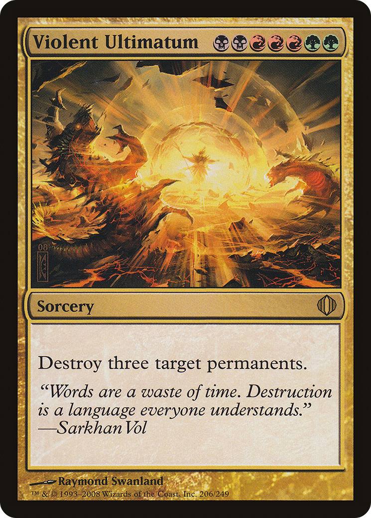 Image of Violent Ultimatum [Shards of Alara]