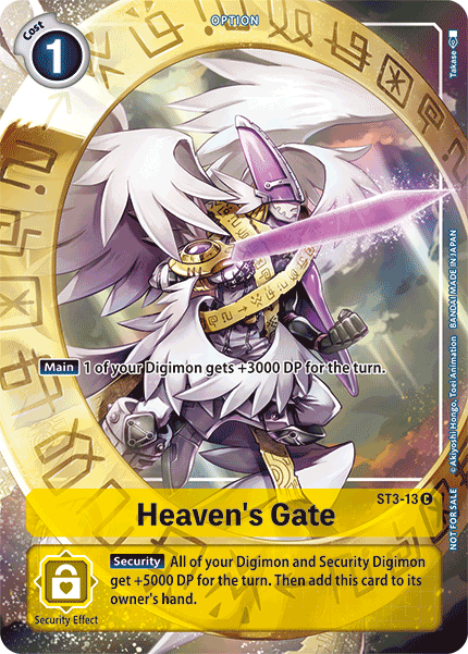 Image of Heaven's Gate [ST3-13] (Tamer's Evolution Box) [Starter Deck: Heaven's Yellow Promos]