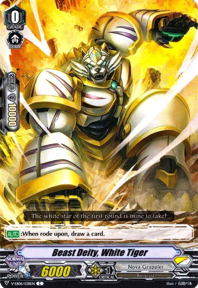Image of Beast Deity, White Tiger (V-EB06/038EN) [Light of Salvation, Logic of Destruction]