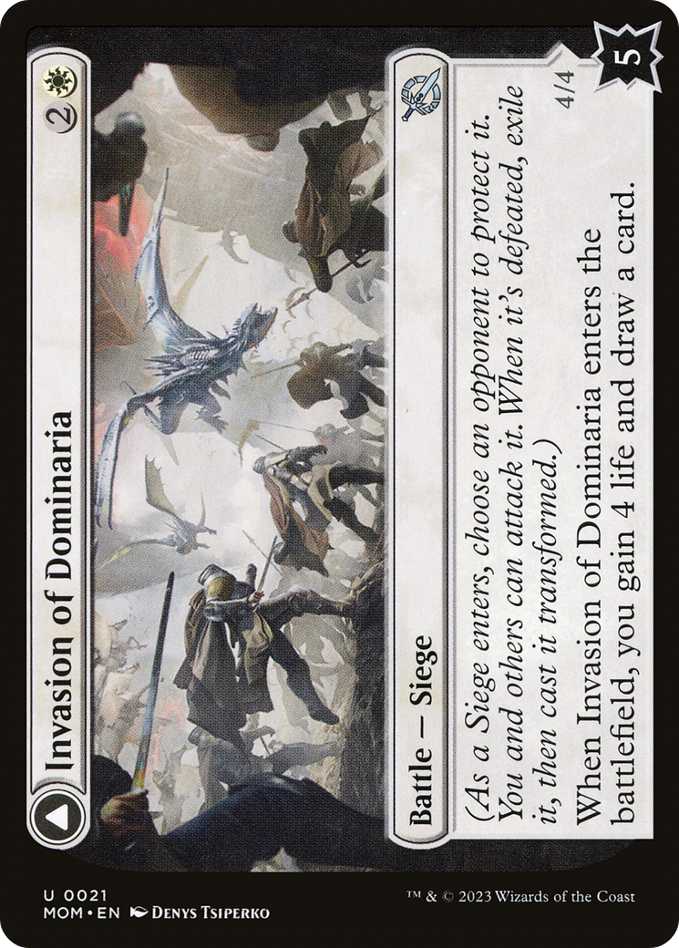 Image of Invasion of Dominaria // Serra Faithkeeper [March of the Machine]