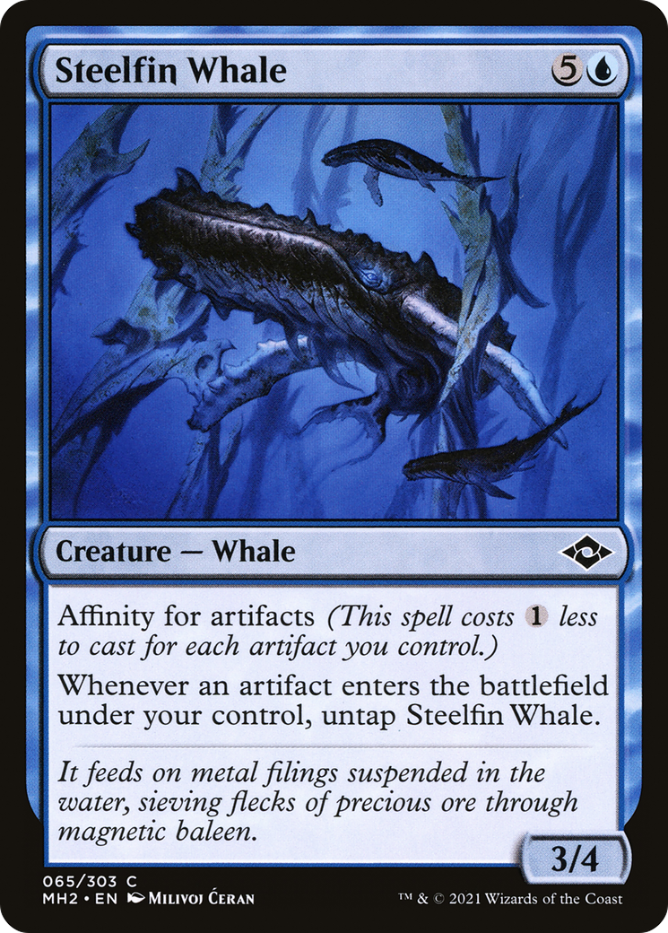 Image of Steelfin Whale [Modern Horizons 2]