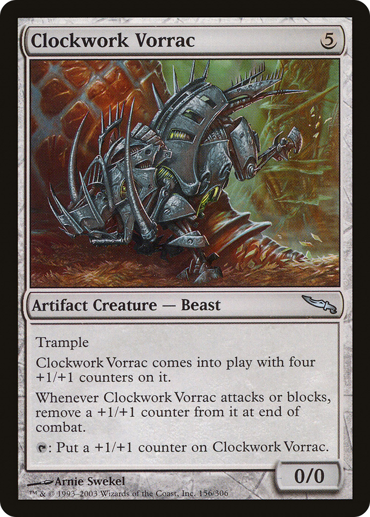 Image of Clockwork Vorrac [Mirrodin]