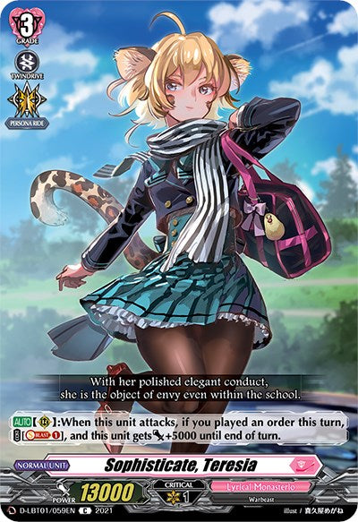 Image of Sophisticate, Teresia (D-LBT01/059EN) [Lyrical Melody]