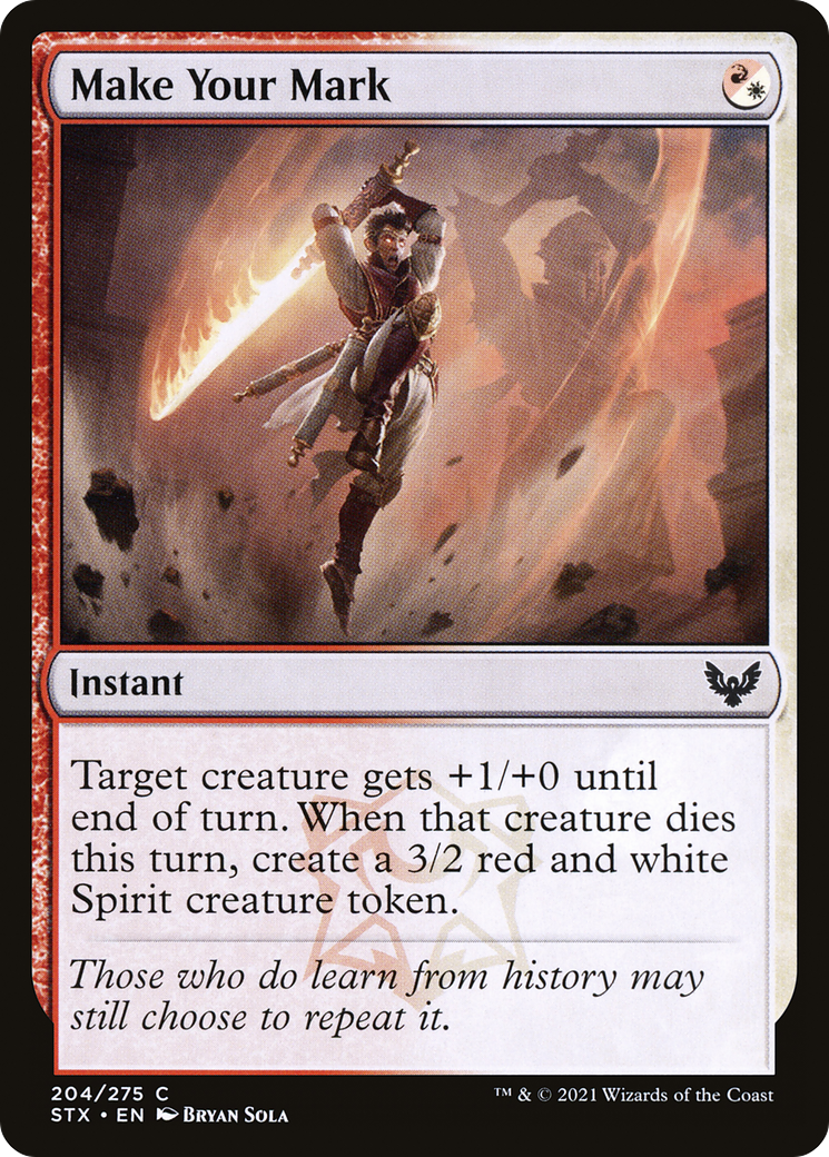Image of Make Your Mark [Strixhaven: School of Mages]