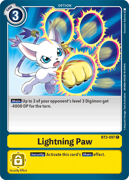 Image of Lightning Paw [BT2-097] [Release Special Booster Ver.1.5]