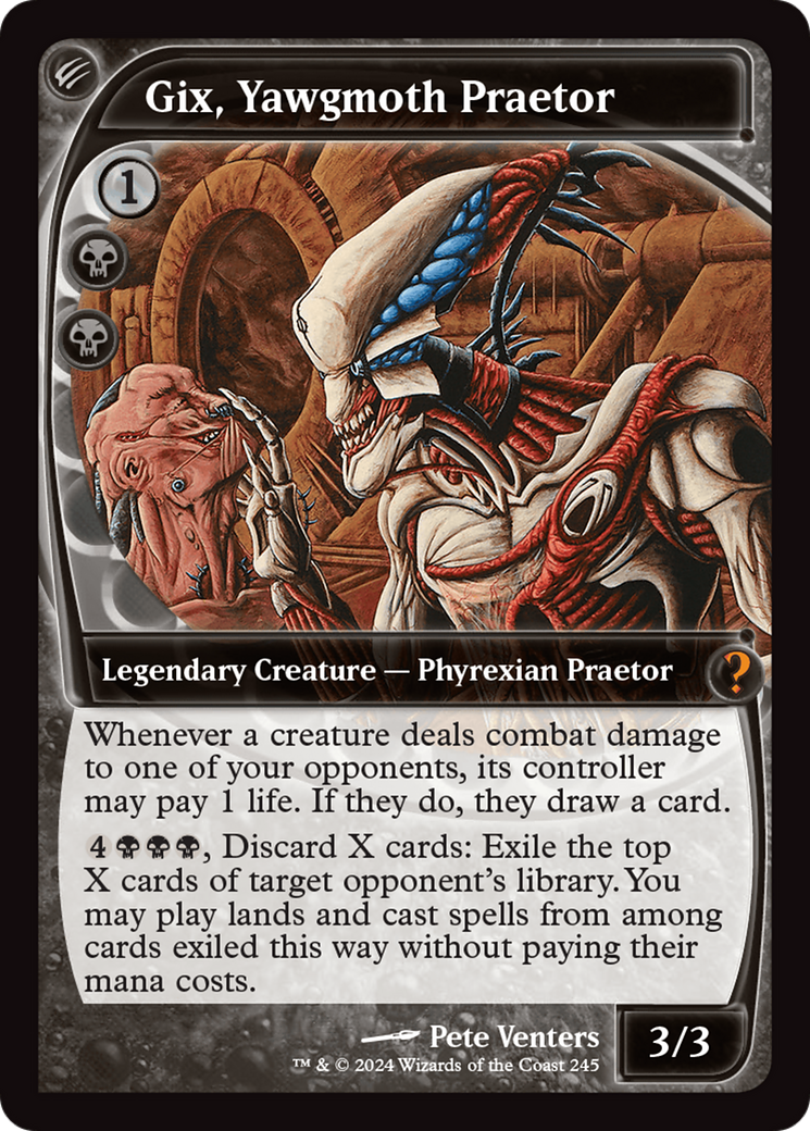 Image of Gix, Yawgmoth Praetor (Future Sight) [Mystery Booster 2]