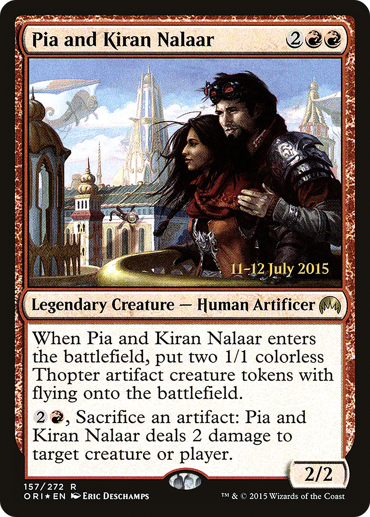 Image of Pia and Kiran Nalaar [Magic Origins Prerelease Promos]
