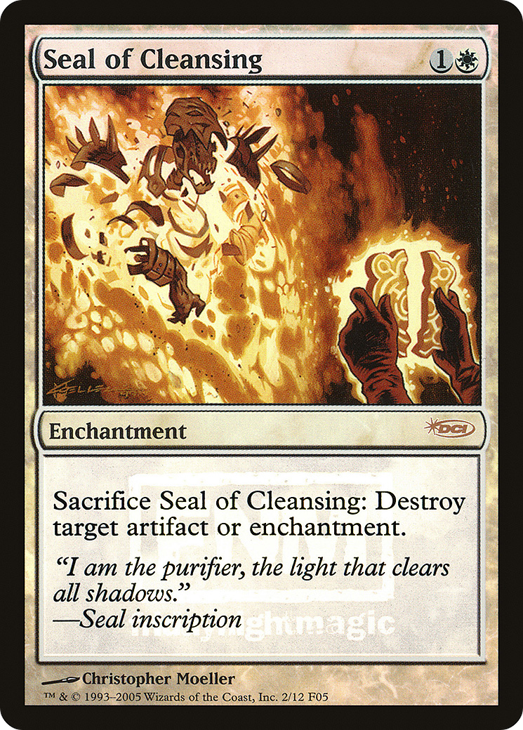 Image of Seal of Cleansing [Friday Night Magic 2005]