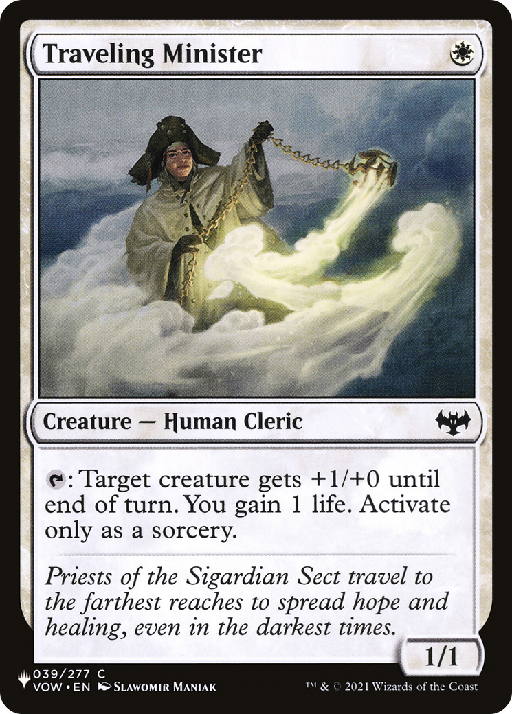 Image of Traveling Minister [The List]