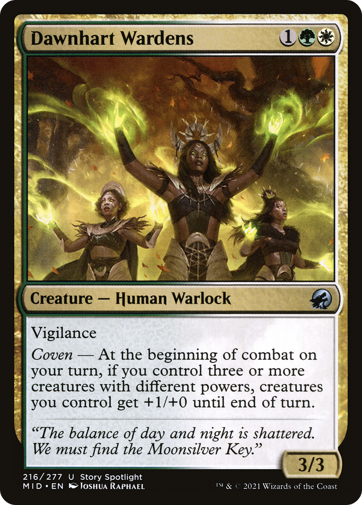 Image of Dawnhart Wardens [Innistrad: Midnight Hunt]