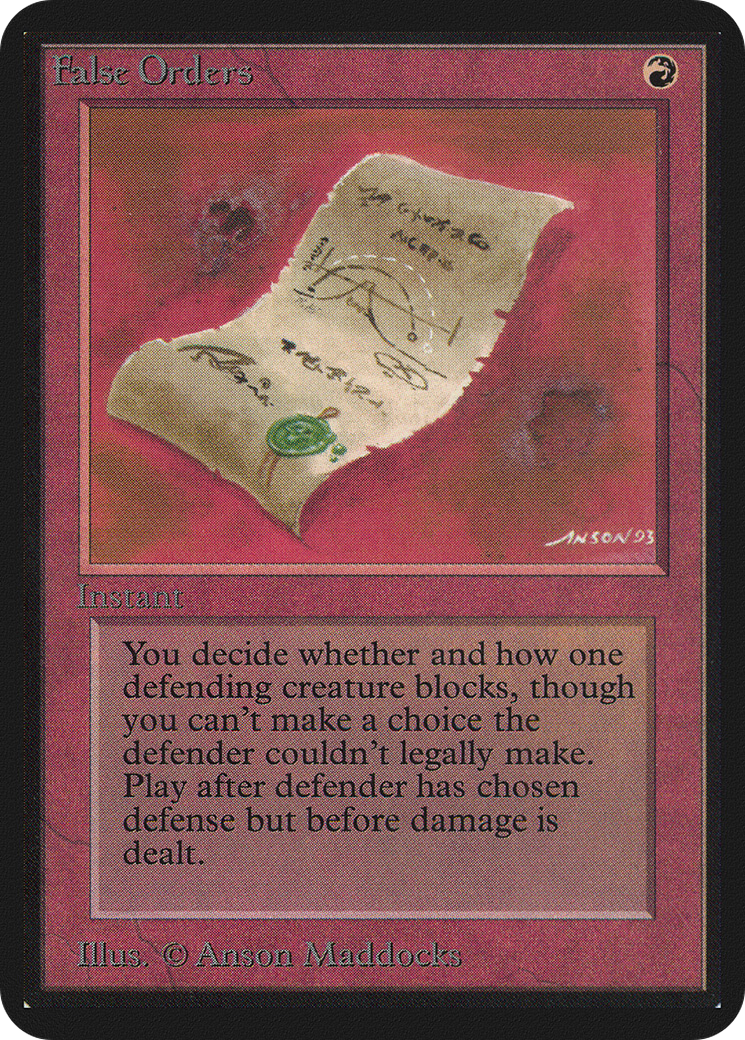 Image of False Orders [Alpha Edition]