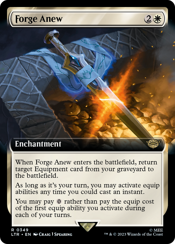 Image of Forge Anew (Extended Art) [The Lord of the Rings: Tales of Middle-Earth]