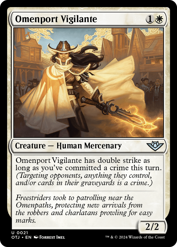 Image of Omenport Vigilante [Outlaws of Thunder Junction]