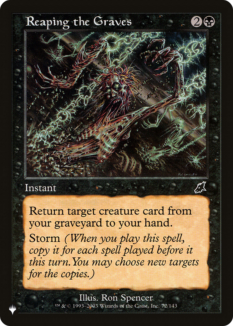 Image of Reaping the Graves [The List]