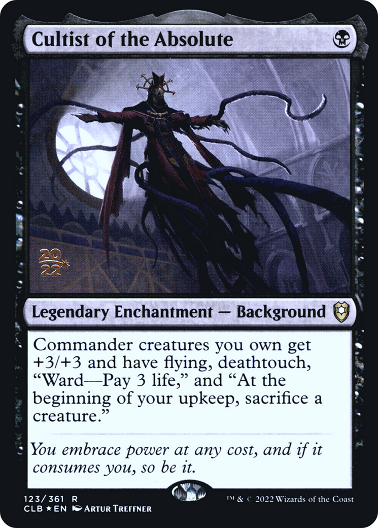 Image of Cultist of the Absolute [Commander Legends: Battle for Baldur's Gate Prerelease Promos]
