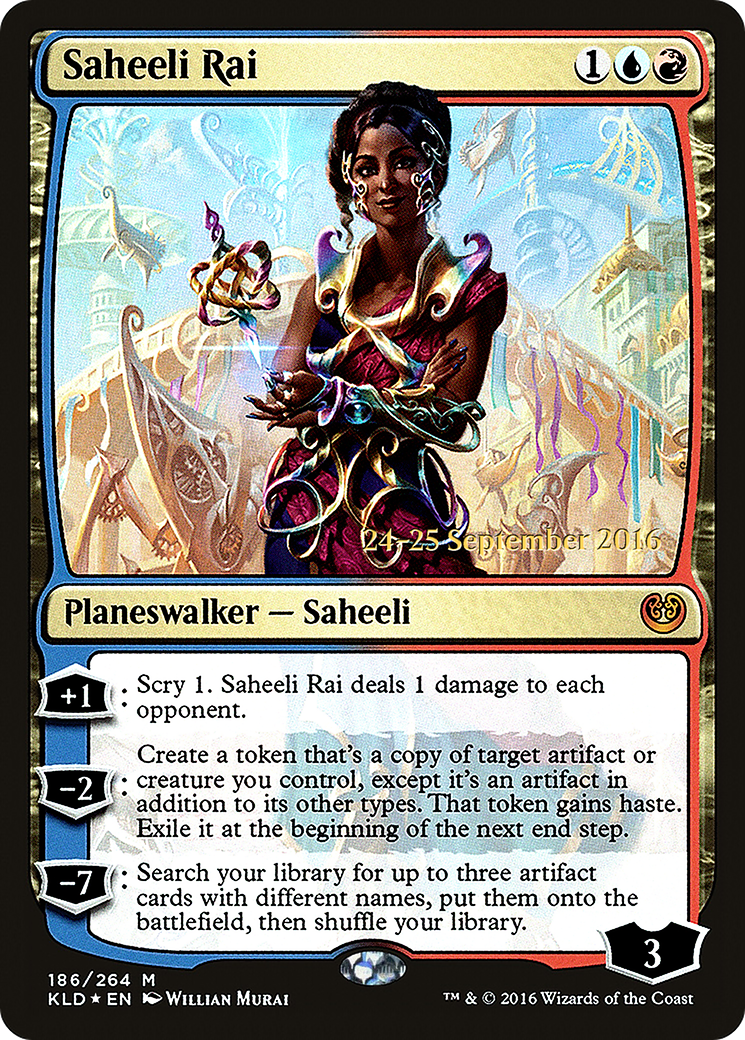Image of Saheeli Rai [Kaladesh Prerelease Promos]
