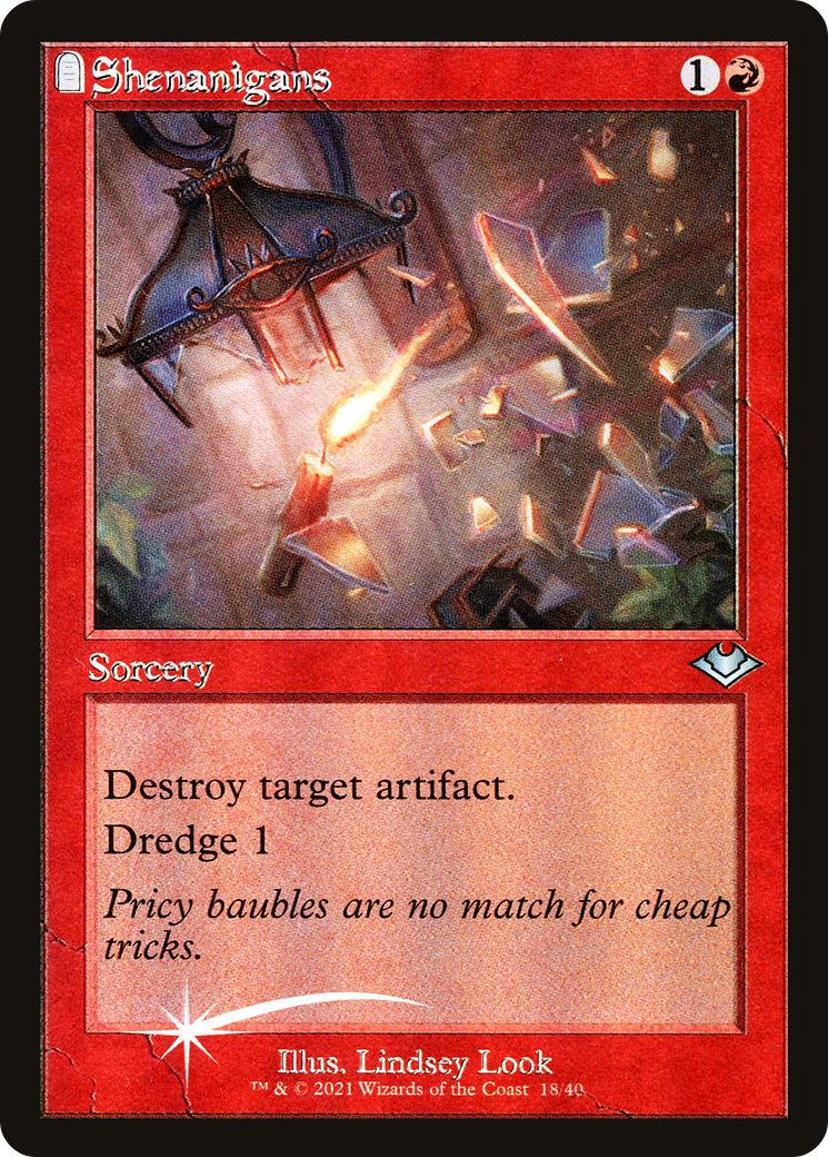 Image of Shenanigans (Retro Frame) (MH1-018) - Modern Horizons 1 Timeshifts: (tombstone) Etched Foil