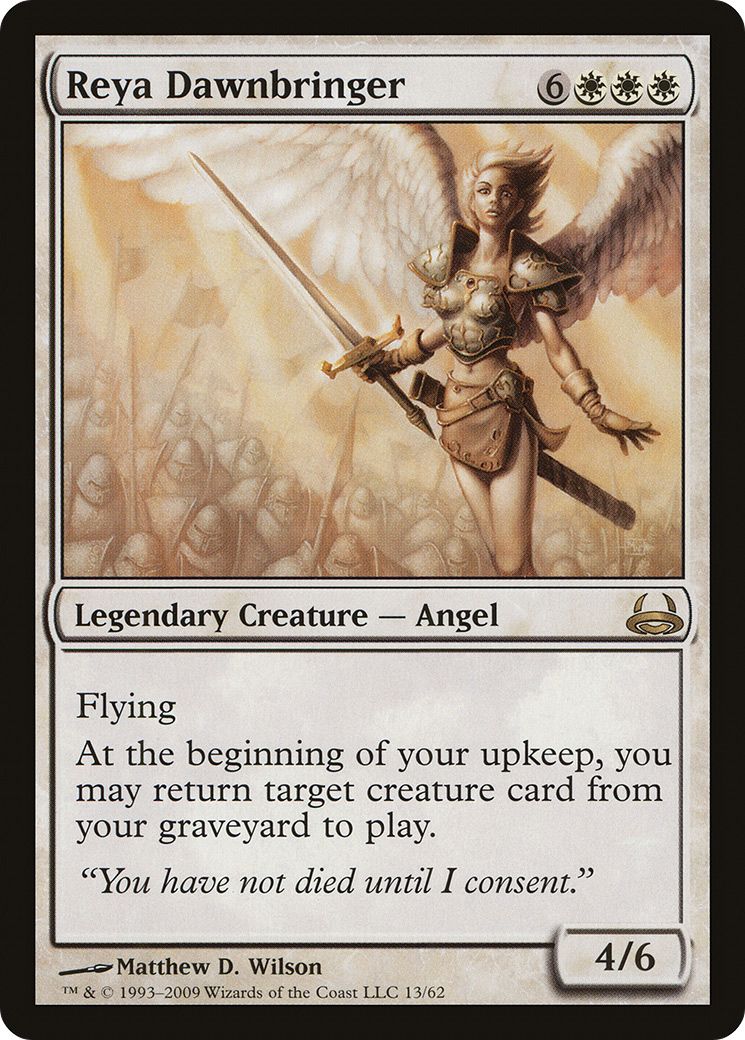 Image of Reya Dawnbringer [Duel Decks: Divine vs. Demonic]