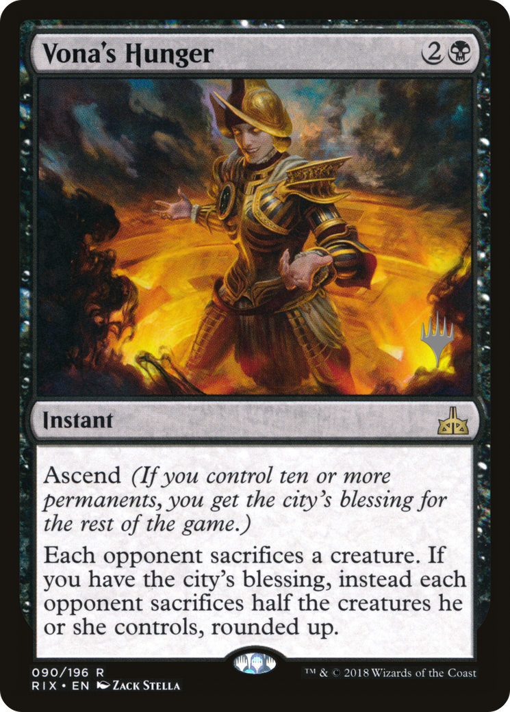 Image of Vona's Hunger (Promo Pack) [Rivals of Ixalan Promos]