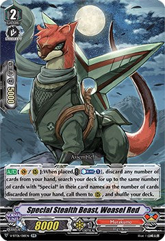 Image of Special Stealth Beast, Weasel Red (V-BT06/018EN) [Phantasmal Steed Restoration]
