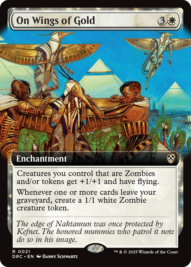 Image of On Wings of Gold (Extended Art) [Aetherdrift Commander]