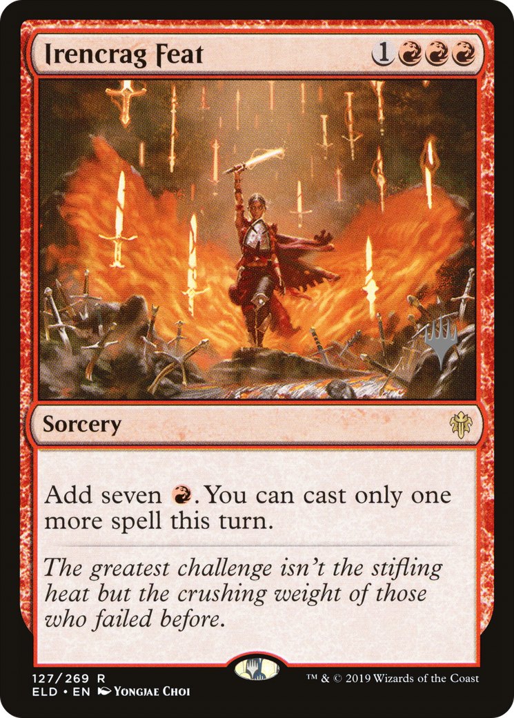 Image of Irencrag Feat (Promo Pack) [Throne of Eldraine Promos]