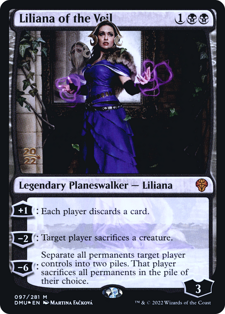Image of Liliana of the Veil [Dominaria United Prerelease Promos]