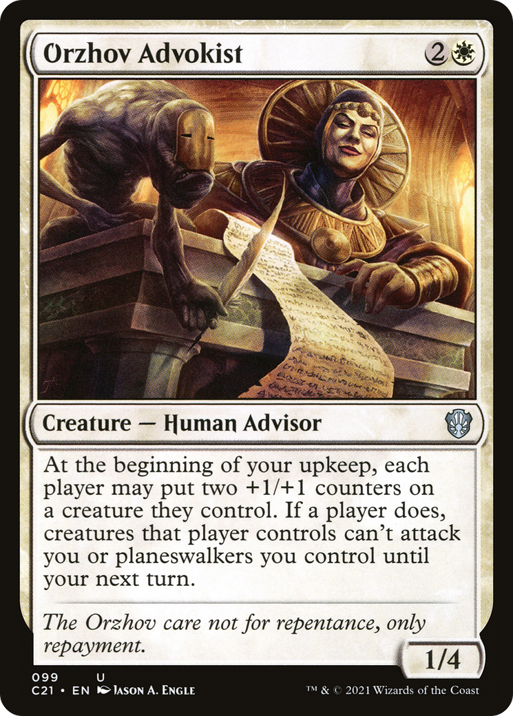 Image of Orzhov Advokist [Commander 2021]