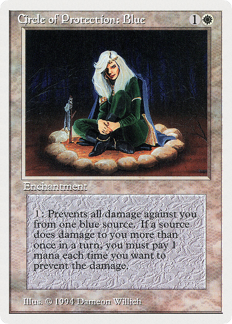 Image of Circle of Protection: Blue [Summer Magic / Edgar]