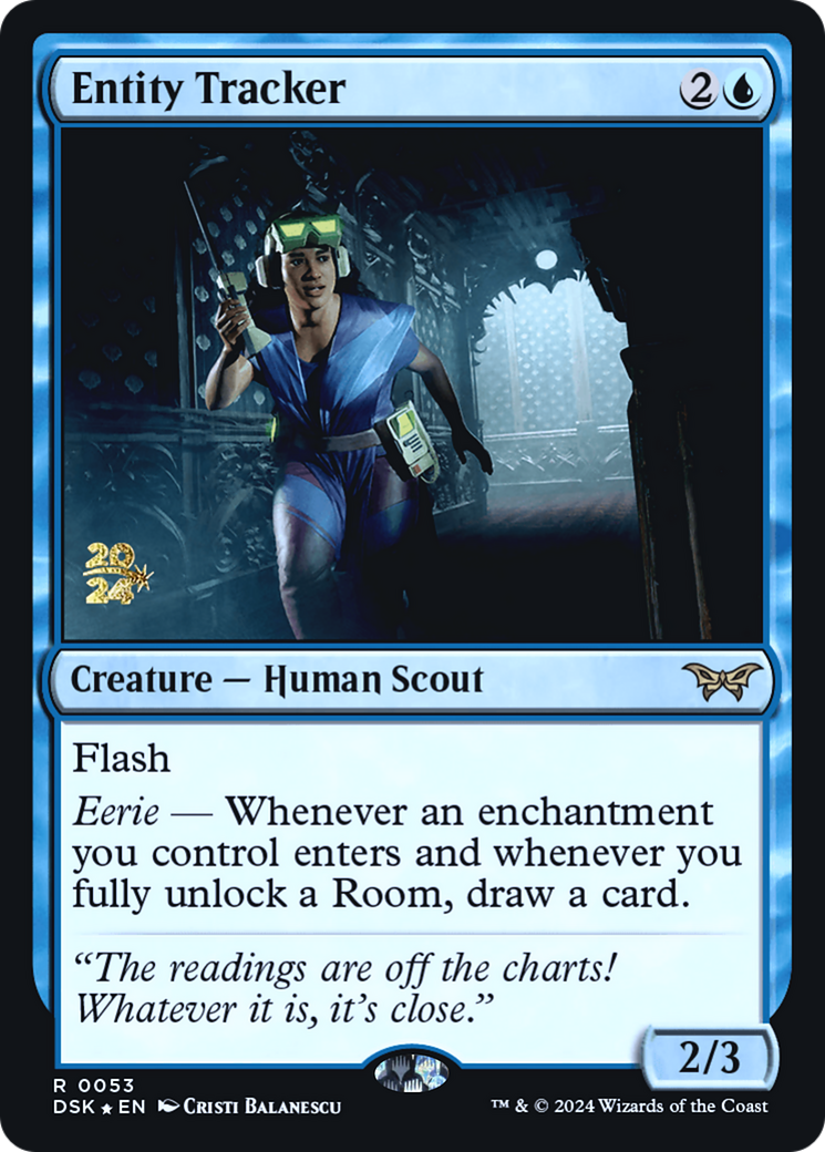 Image of Entity Tracker (0053) [Duskmourn: House of Horror Prerelease Promos]
