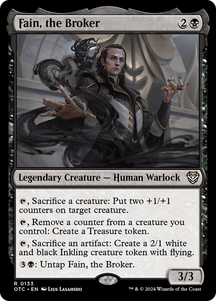 Image of Fain, the Broker [Outlaws of Thunder Junction Commander]