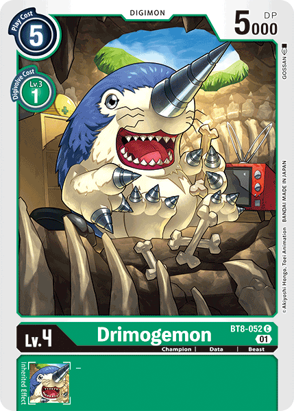 Image of Drimogemon [BT8-052] [New Awakening]
