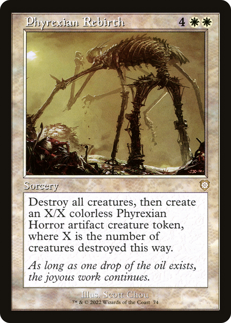 Image of Phyrexian Rebirth (Retro) [The Brothers' War Commander]