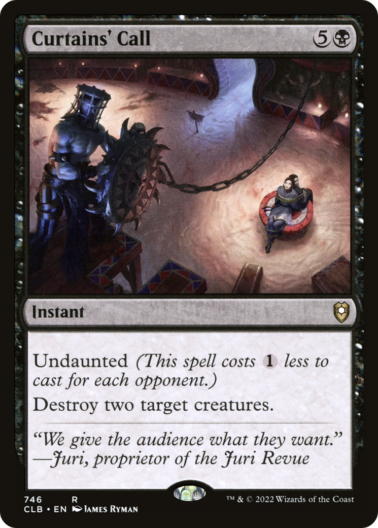 Image of Curtains' Call [Commander Legends: Battle for Baldur's Gate]