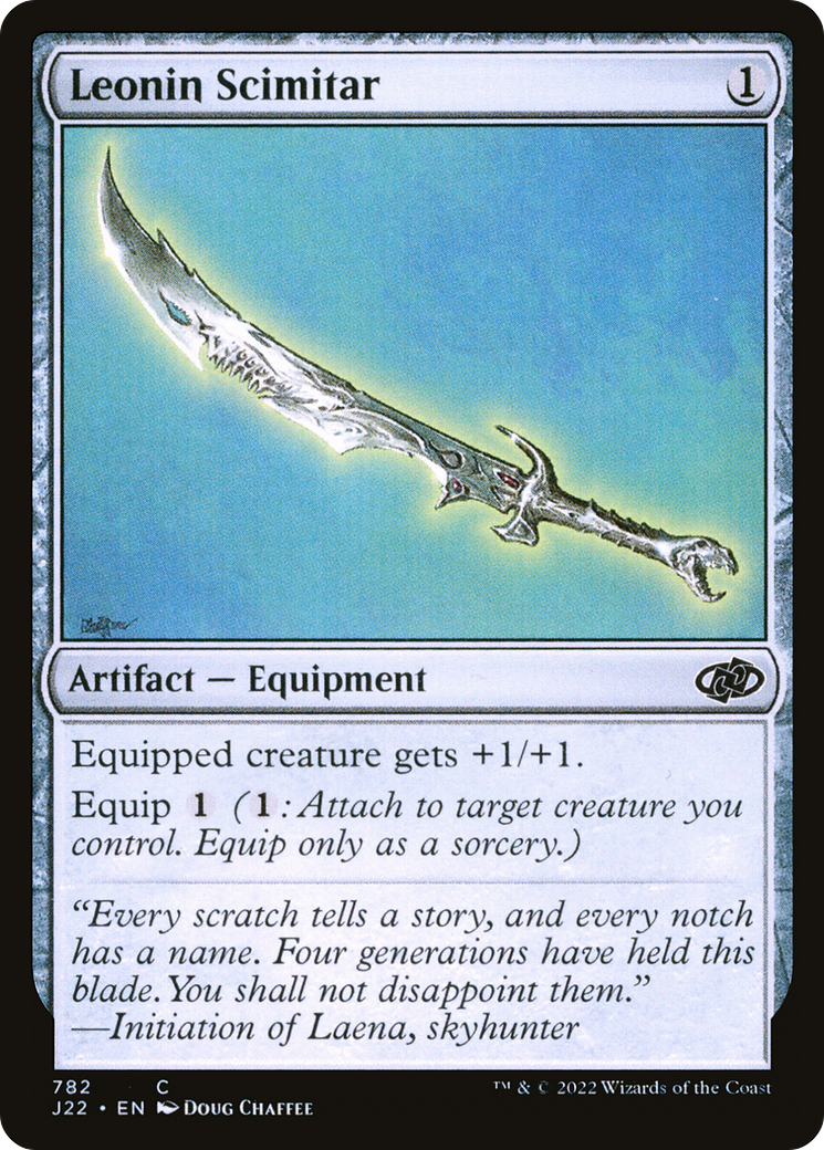Image of Leonin Scimitar [Jumpstart 2022]