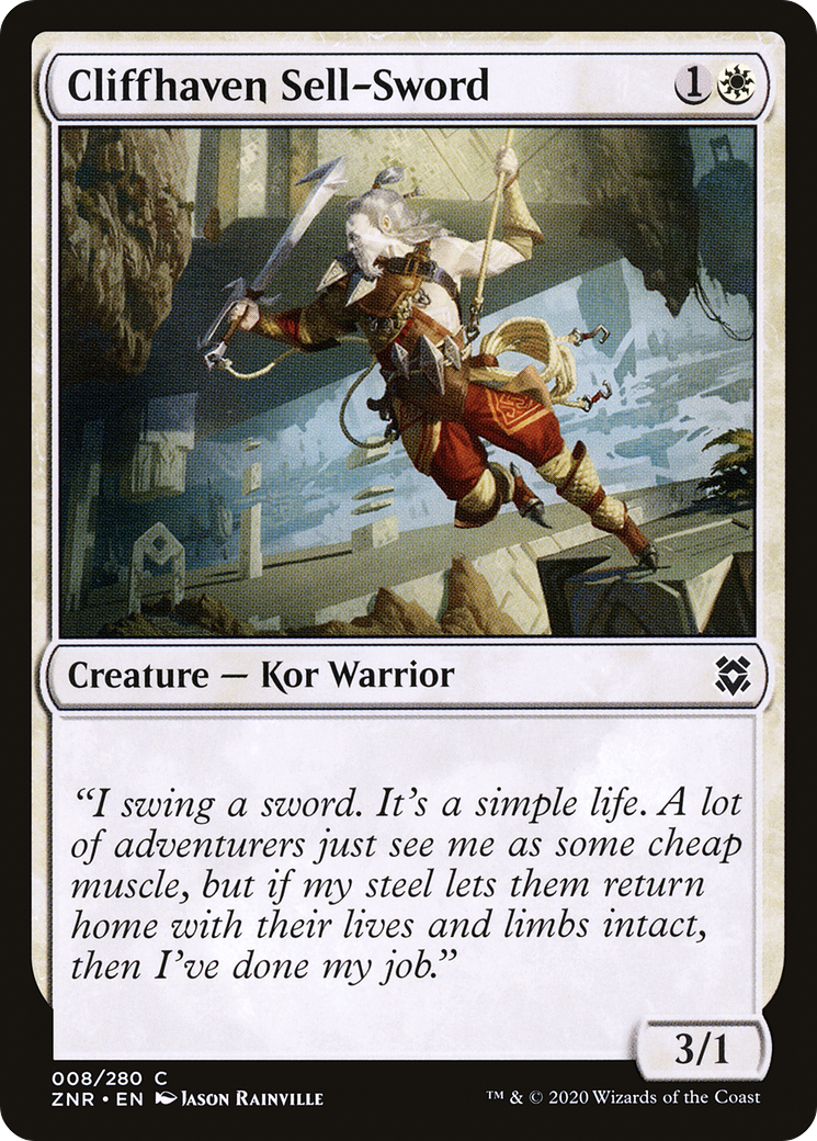 Image of Cliffhaven Sell-Sword [Zendikar Rising]