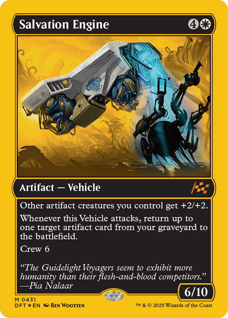 Image of Salvation Engine (First-Place Foil) [Aetherdrift]
