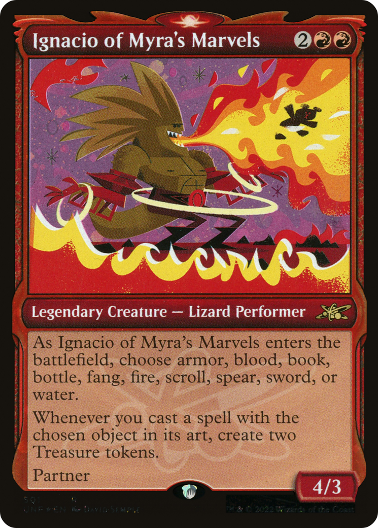 Image of Ignacio of Myra's Marvels (Showcase) (Galaxy Foil) [Unfinity]