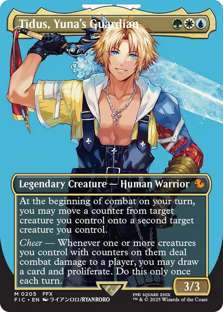 Image of Tidus, Yuna's Guardian (Borderless) [FINAL FANTASY Commander]