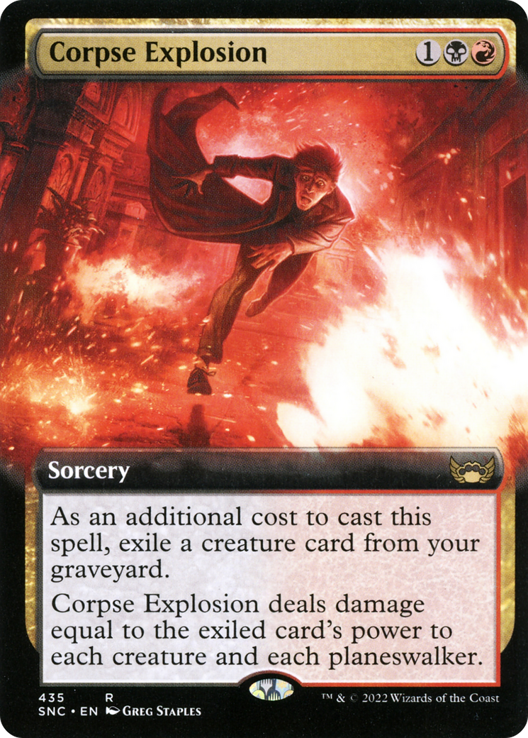 Image of Corpse Explosion (Extended Art) [Streets of New Capenna]