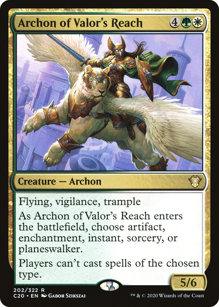 Image of Archon of Valor's Reach [Commander 2020]