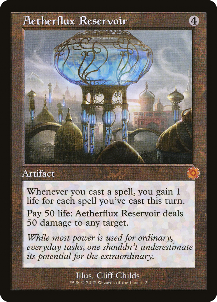 Image of Aetherflux Reservoir (Retro) [The Brothers' War Retro Artifacts]