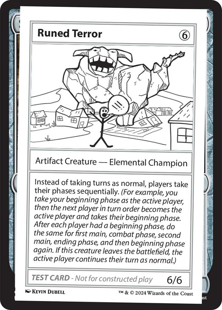 Image of Runed Terror [Mystery Booster 2 Playtest Cards]