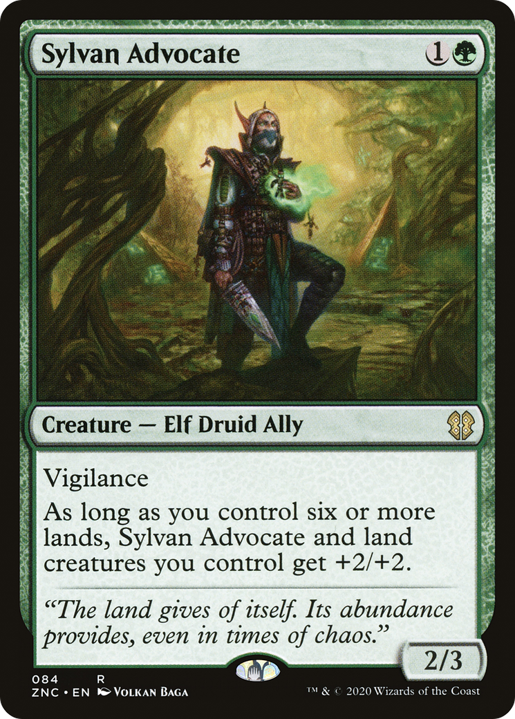 Image of Sylvan Advocate [Zendikar Rising Commander]