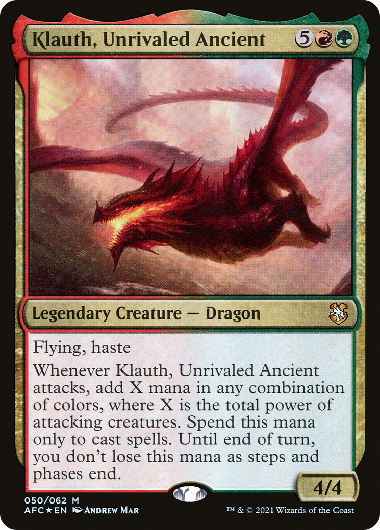 Image of Klauth, Unrivaled Ancient [Dungeons & Dragons: Adventures in the Forgotten Realms Commander]