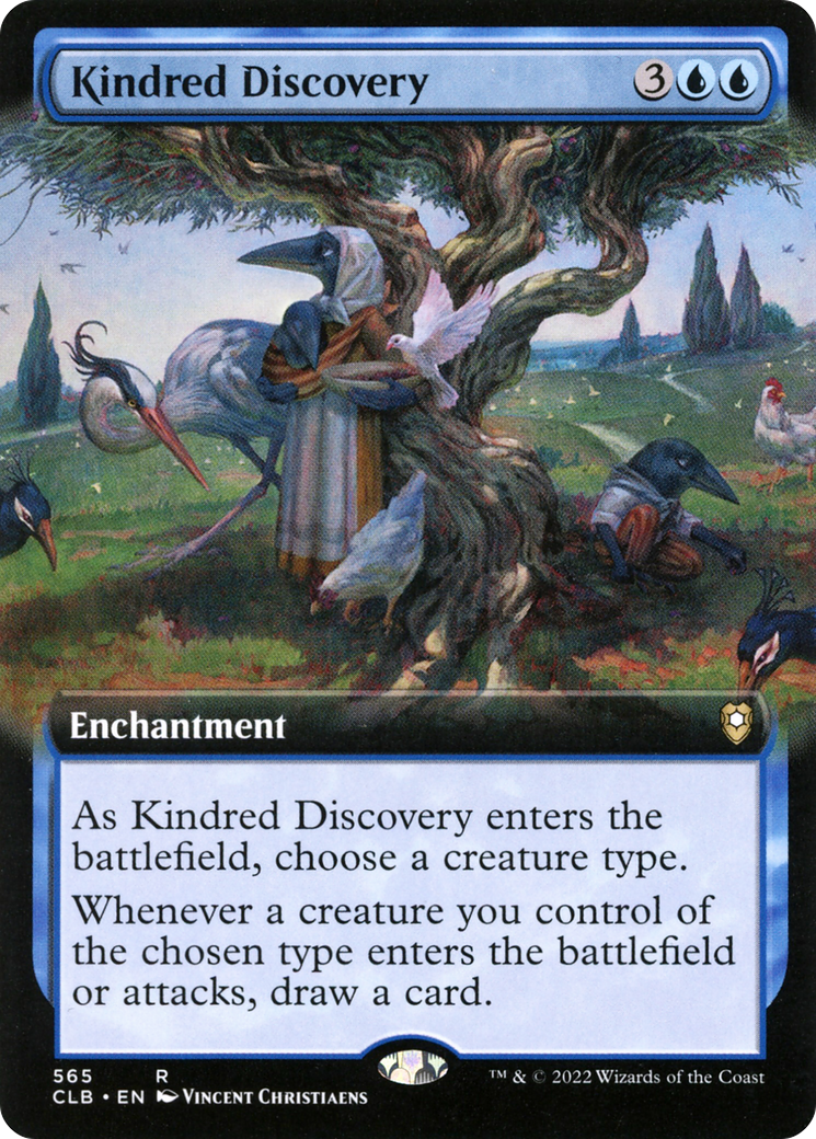 Image of Kindred Discovery (Extended Art) [Commander Legends: Battle for Baldur's Gate]