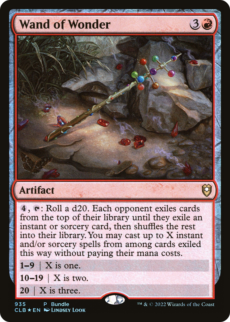 Image of Wand of Wonder (Bundle) [Commander Legends: Battle for Baldur's Gate]